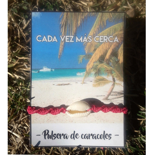 Imagen 4 de 9 de Pulsera De Caracol - Brazalete De Caracoles Pulsera Verano