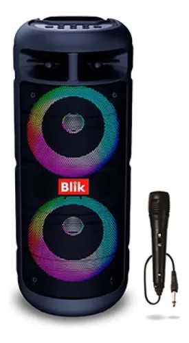 Parlante Karaoke Blik Upsound3 Con Micrófono