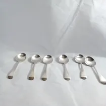Comprar Conjunto 6 Colheres Prata 925 Inglesas De 1937  Chá Ou Café