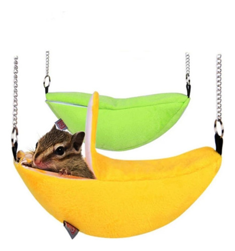 Cama Banana Para Roedores Pequeños #lvl479