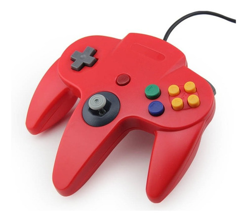 Control Genérico Compatible Con N64 Rojo
