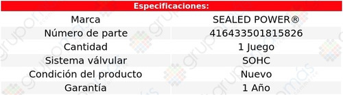 Set Bujes Flecha Aux Thunderbird 83 A 88 Sealed Power