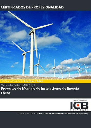 Mf0615_3: Proyectos Montaje Instalaciones Energía Eolica