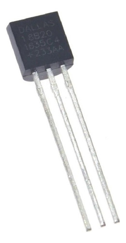 5x Pack Sensor De Temperatura Dallas Ds18b20 To-92