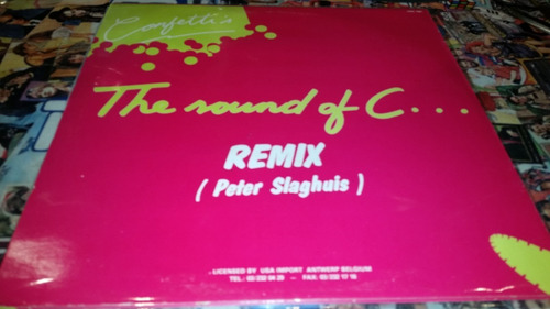 Confettis The Sound Of C (remix) Vinilo Maxi Belgium 88 (Usado)