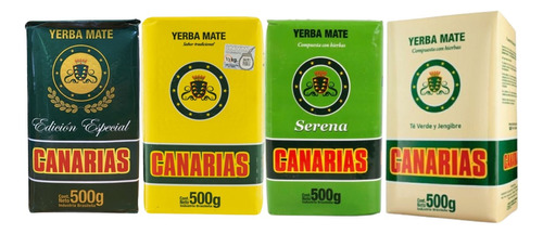 Yerba Canarias Serena Tradicional Te Verde Especial 500gr X4