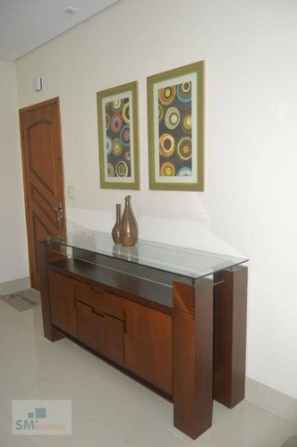 Cobertura Com 2 Dormitórios À Venda, 140 M² Por R$ 562.000,00 - Vila Pires - Santo André/sp - Co0162