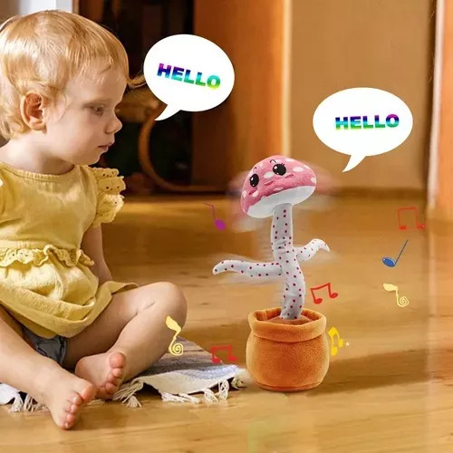 Bailan Paquete De 3 Dinosaurio Hongo Jirafa Graba Imita Voz