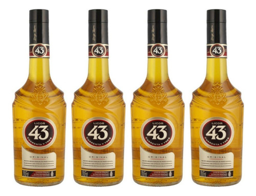 Pack De 4 Licor 43 700 Ml