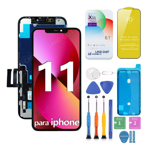 Pantalla Lcd Táctil Incell Para iPhone 11 Display, Diseñado Por Land Cast Y Fabricado Por Jk