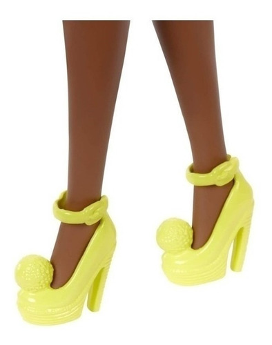 Imagem 4 de 7 de Barbie Fashionistas 156 Negra Cabelo Black Ms Sj
