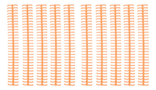 Bobinas De Encuadernación De Color Naranja, 10 Unidades, Esp