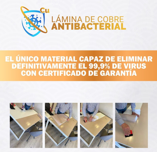 Lamina Antibacterial De Cobre - Anti Covid 19