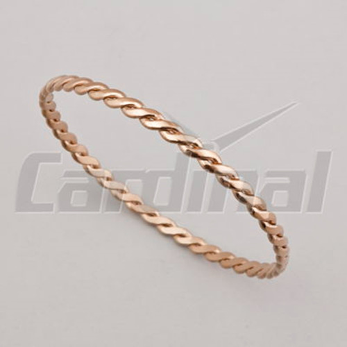 Pulsera Esclava Trenza Acero Cardinal Para Regalo