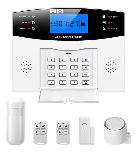 Alarma De Seguridad Gsm,  De Alarma Antirrobo For Hogar