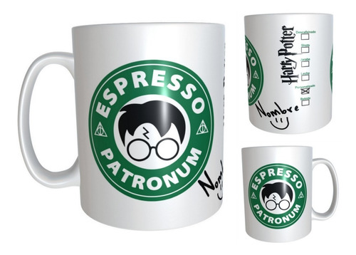 Taza Harry Potter Starbucks Espresso Patronum Nombre Persona