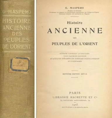 G. Maspero: Histoire Ancienne Des Peuples De L'orient