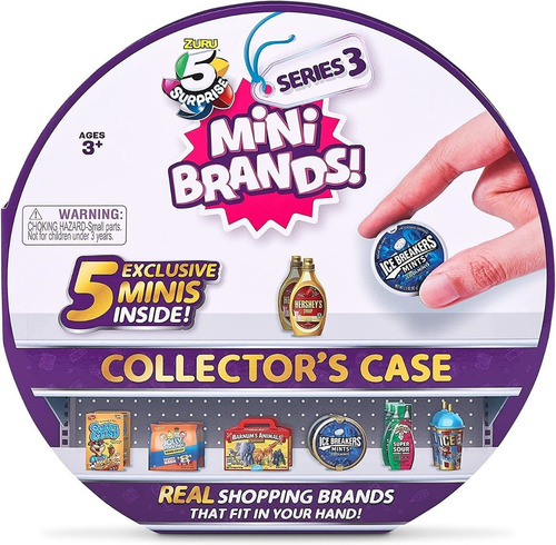 5 Surprise Mini Brands Series 3 Estuche De Coleccionista 