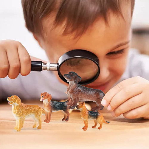 Nuevo Juguetes For Niños, Modelo De Cachorro, Estatua, 12