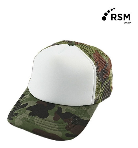 Gorra Trucker Camuflada Apta Sublimacion X 12 U. Env Gratis