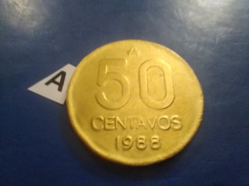 Argentina Austral De 50 Centavos Del Año 1988 (Usado)