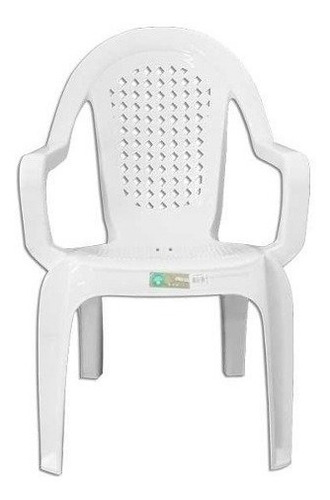 Imagen 2 de 2 de Sillón Garden Life F8850 Pino Respaldo Alto Blanco