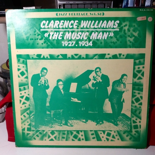 Clarence Williams The Music Man 1927 - 1934 Jazz Lp Leer