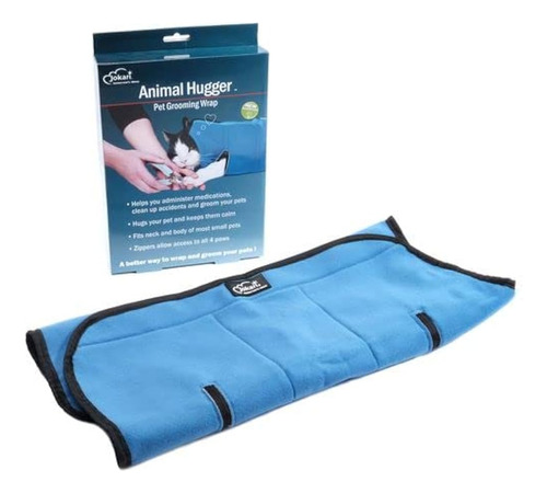 Jokari Animal Hugger Wrap Bag Carrier Para Acicalar Gatos, M