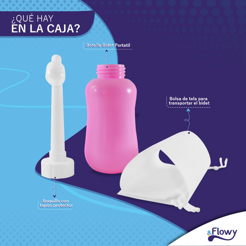 Bidet De Viaje Portátil Facil Traslado Duchador Bidet Mano