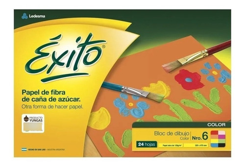 Éxito 5293 Block Dibujo N°6 Color X24 Hojas