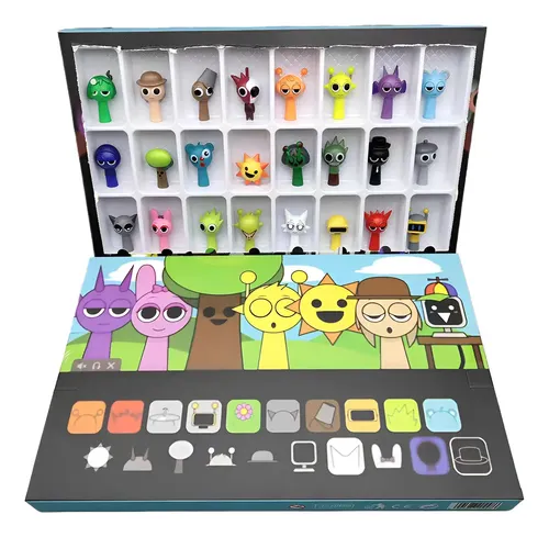 J. Gift Box Of 24 Exciting Sprunki Tk Rhythms | MercadoLivre