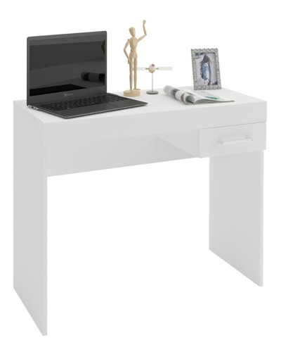 Mesa Escritorio Home Office Oficina Melamina - Cooler Color Blanco