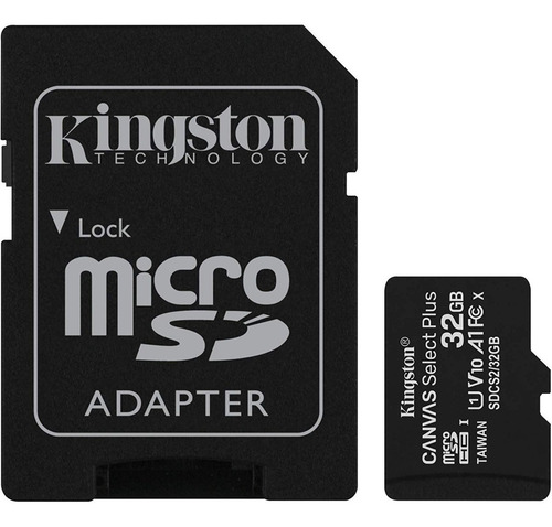 Tarjeta De Memoria 32 Gb Micro Sd 100 Mb/seg 3.3 V Uhs-i