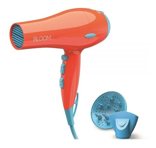 Secador De Pelo Gama Diamond Bloom Orange Cool Shot 2300w