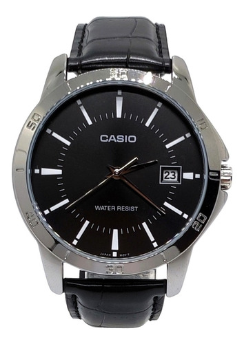 Reloj Analogo Casio Casual Negro Mtp-v004l-1a