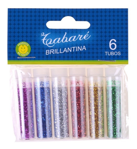 Brillantina Tabare Set De 6 Col. Surt. - Mosca