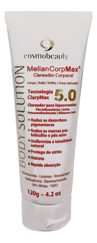  Creme Hidratante Corporal Com Ação Clareadora Cosmobeauty