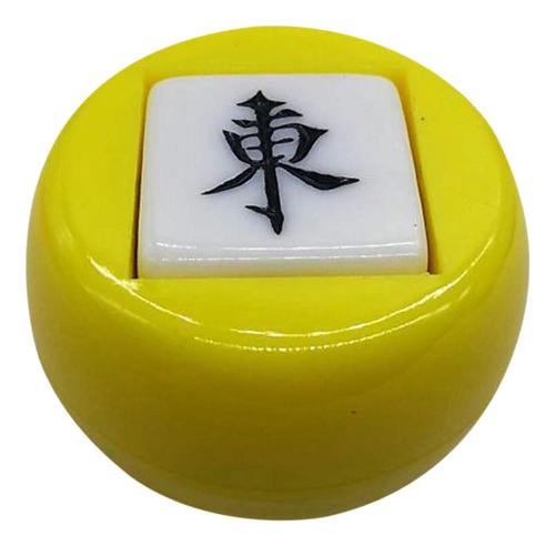 6 Dados Chinos De Mahjong, Dados Poliédricos, , Amarillo