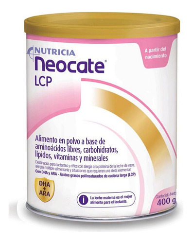 Leche Neocate Lcp 400g X4latas