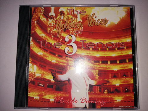 Placido Domingo - The Golden Voices Cd Canada Ed 1994 Mdisk