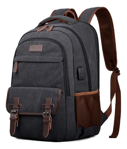 Mochila De Lona Para Laptop Para Hombres Y Mujeres, Mochila 