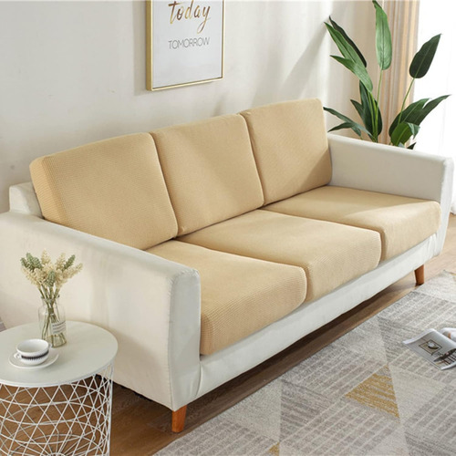 3 Pzs Fundas Elásticas Para Cojín Asiento De Sofá Sillón