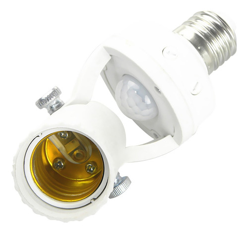 Soporte De Bombilla Tornillo Pir Interruptor Luz Infrarroja
