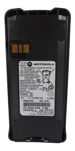 Batería Para Radio Portátil Original Motorola Ep350 Pmnn4476