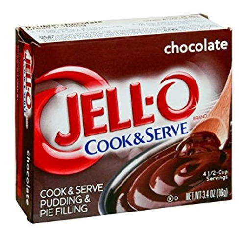 Jell-o Pudding Y Pie Relleno - Chocolate - 3,5 Onzas