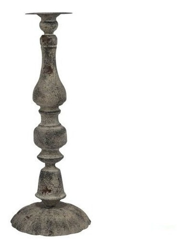 Fanal Candelabro Porta Vela Chapa Altura 46 Cm