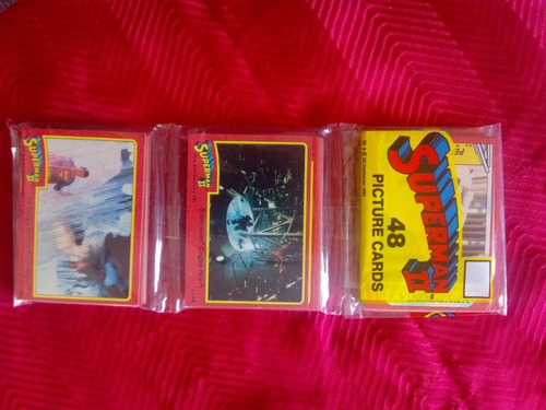 Superman Tarjetas Selladas 48 Unidades 1980 Coleccionables