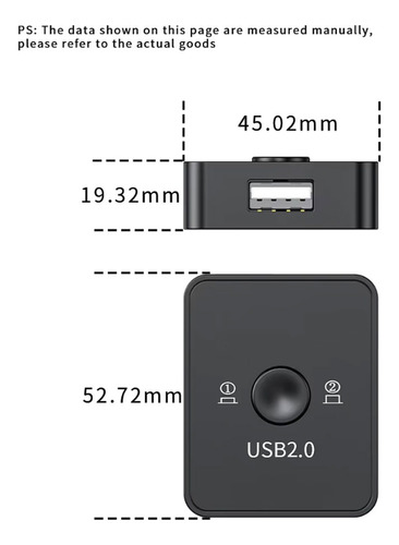 Switch Kvm Usb 3.0 Para Compartir Impresora Periféricos