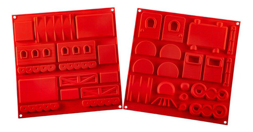 Forma Silicone Molde Trem Gourmet Confeitaria Silikomart