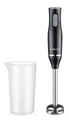 Batidora De Inmersión Sokany 2 En 1 Wk-1708 Negra 220v 50 Hz